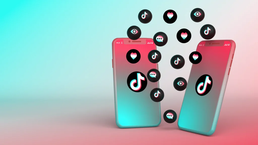 design-two-phones-with-tiktok-popping-up-icons