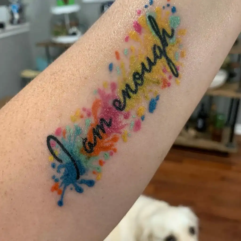 I Am Enough Tattoo